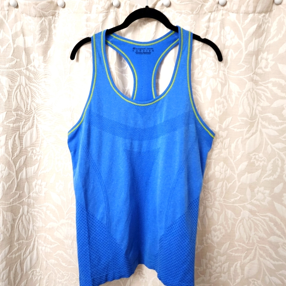 Champion Blue and Yellow Tank Top. Excellent Condition.